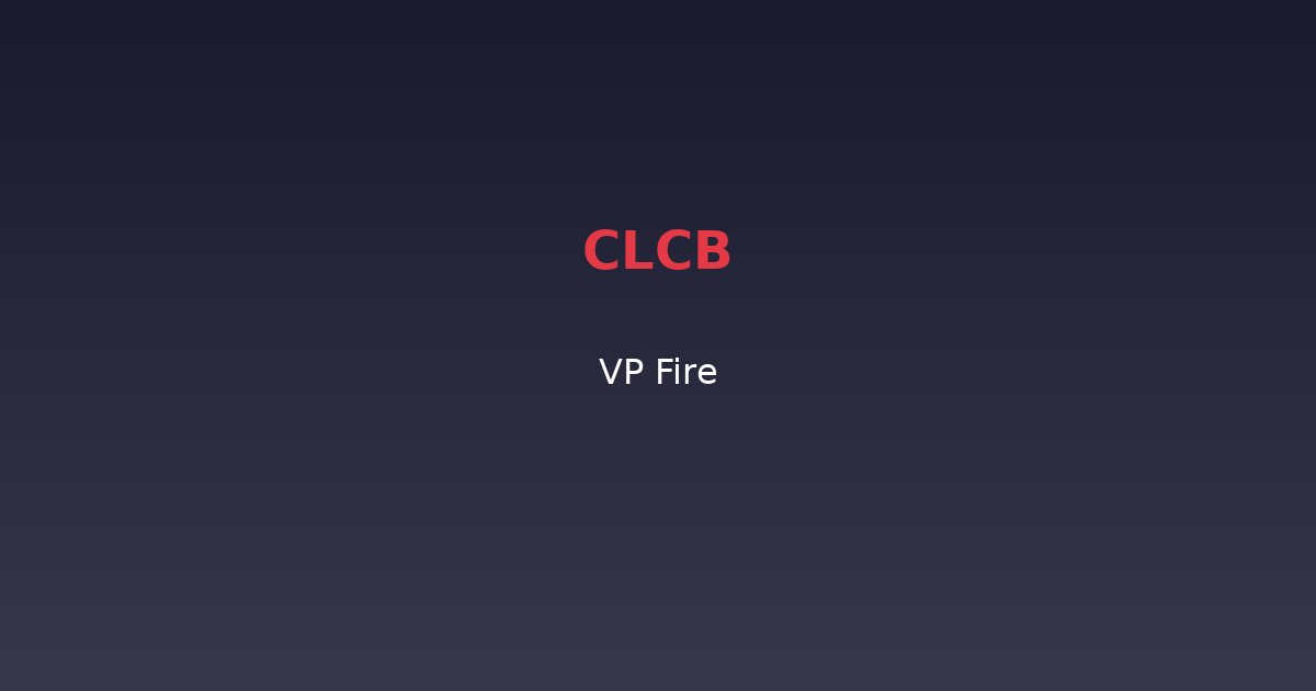 CLCB - VP Fire Equipamentos de Combate a Incêndio