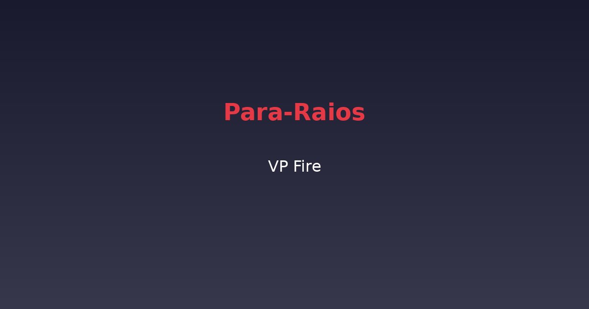 Para-Raios - VP Fire Equipamentos de Combate a Incêndio