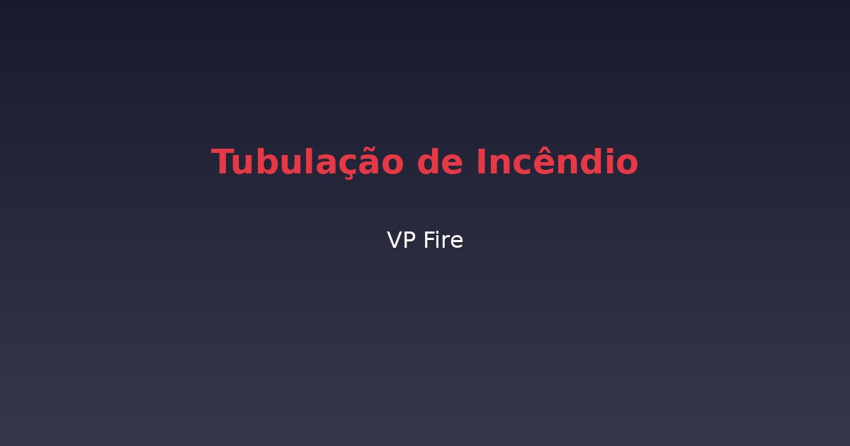 Tubulação de Incêndio - VP Fire Equipamentos de Combate a Incêndio