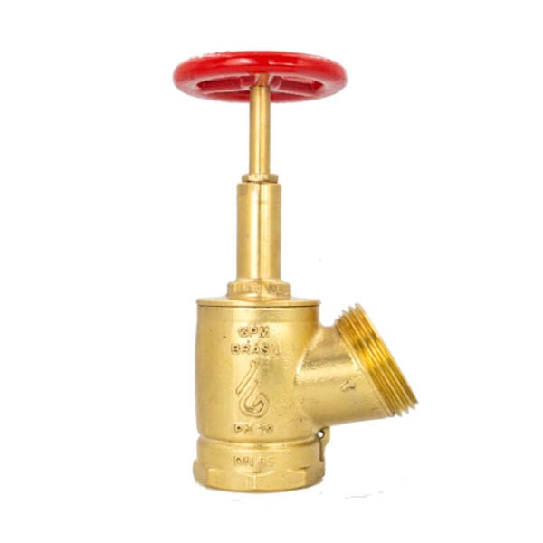 Registro Globo Angular 2½ x 45° PN20 em Latão - VP Fire São Paulo